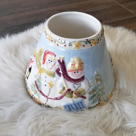 Yankee Candle Other - Snowman Yankee Candle Jar Topper